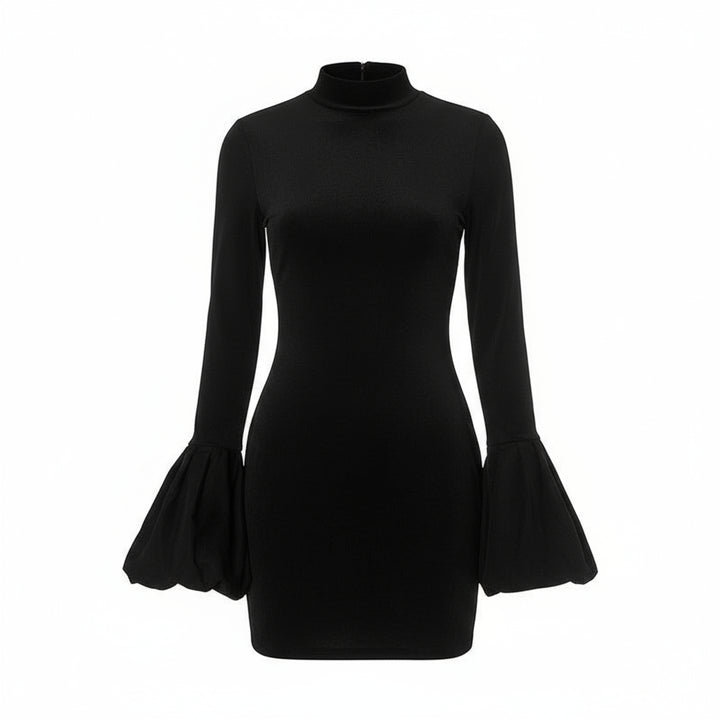 Long Sleeve Puff Dress