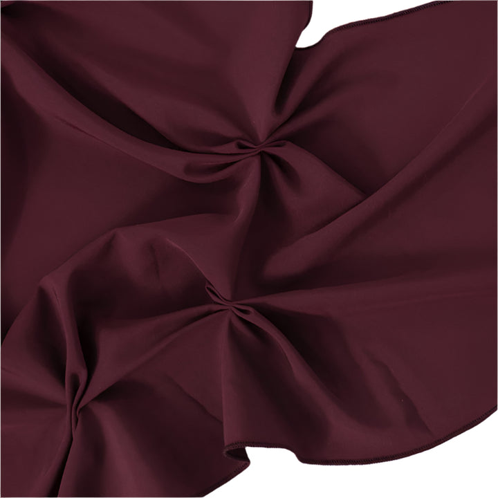 Burgundy Pleated Halter Top