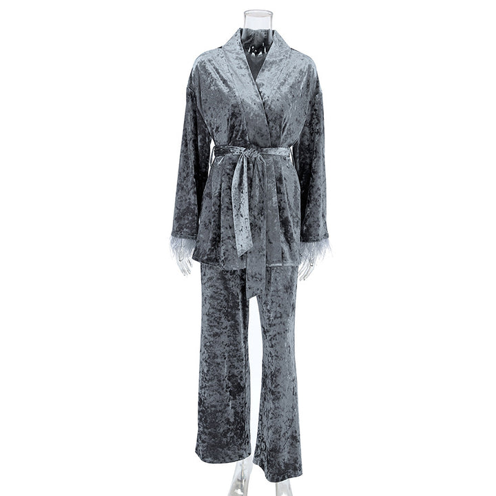 Velvet Feather Comfortable Pajamas