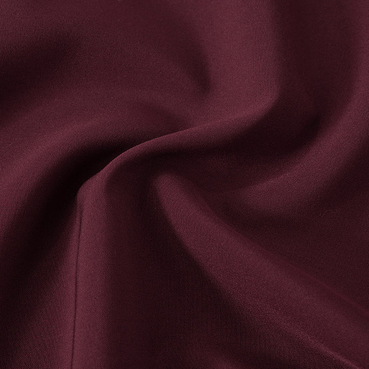 Burgundy Pleated Halter Top