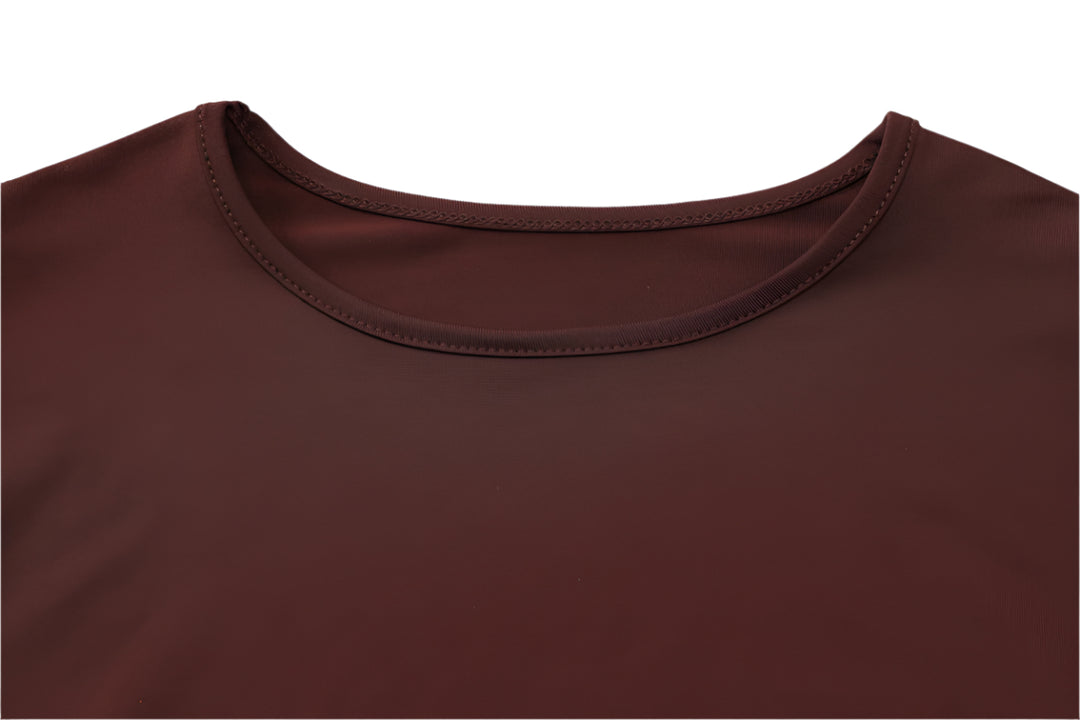 Long Sleeve Tie Waist Top