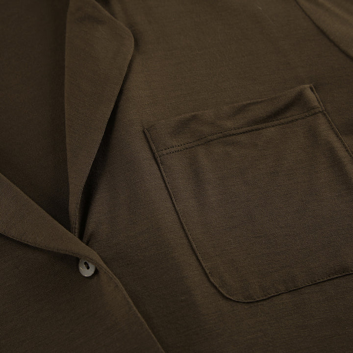 Casual Comfortable Brown Pajamas