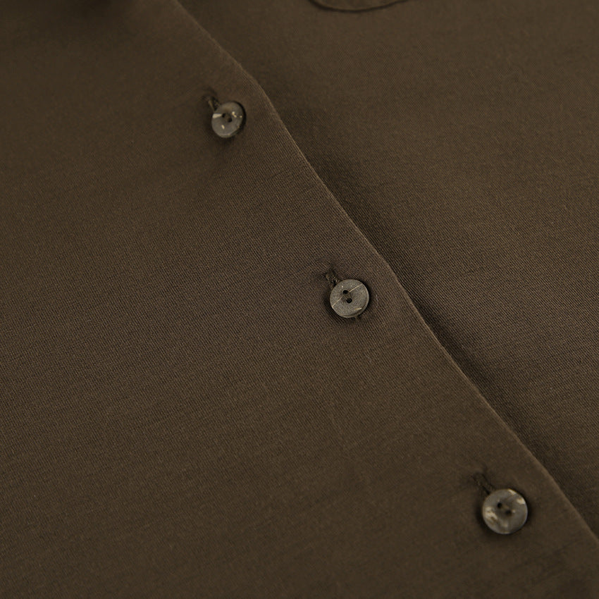 Casual Comfortable Brown Pajamas