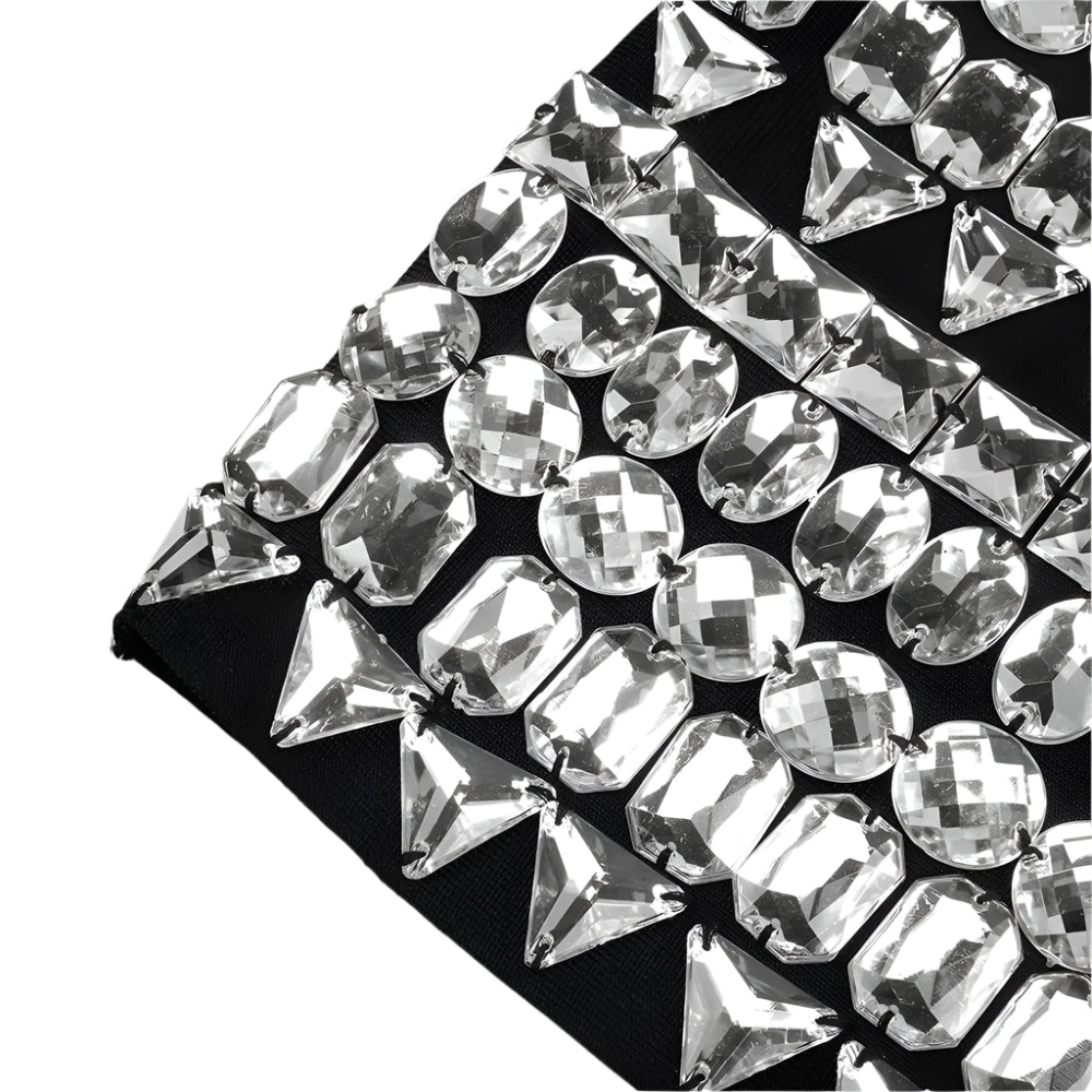 Super Mini Sweetheart Rhinestone Dress