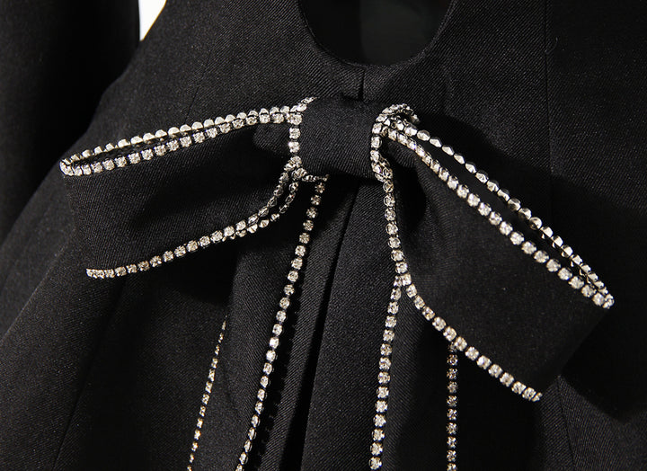 Rhinestone Criss Cross Blazer