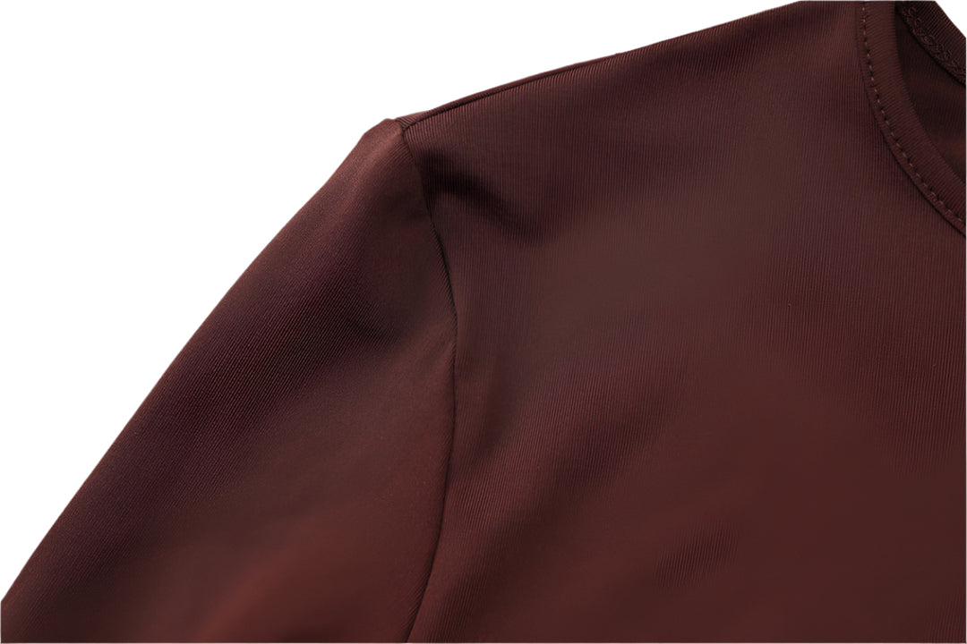 Long Sleeve Tie Waist Top