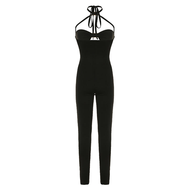 Metal  Cutout Jumpsuit