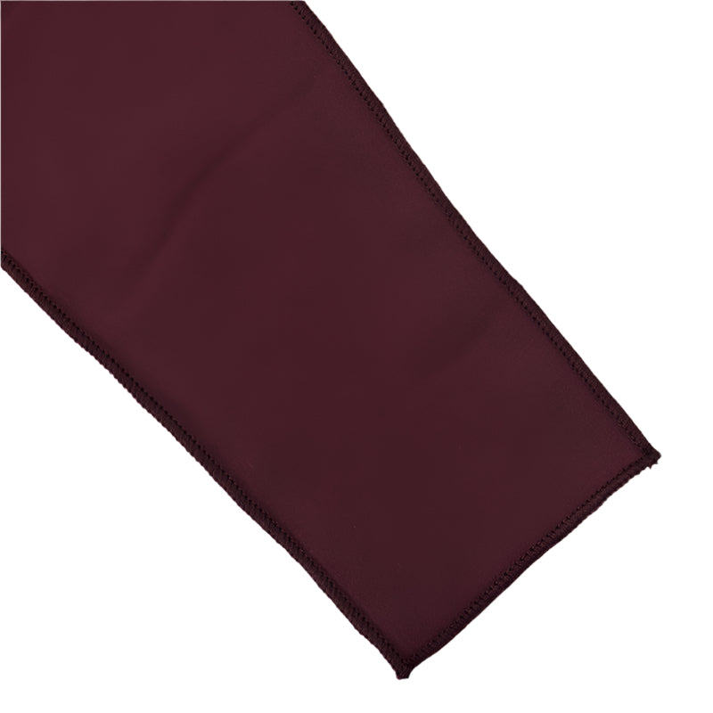 Burgundy Pleated Halter Top