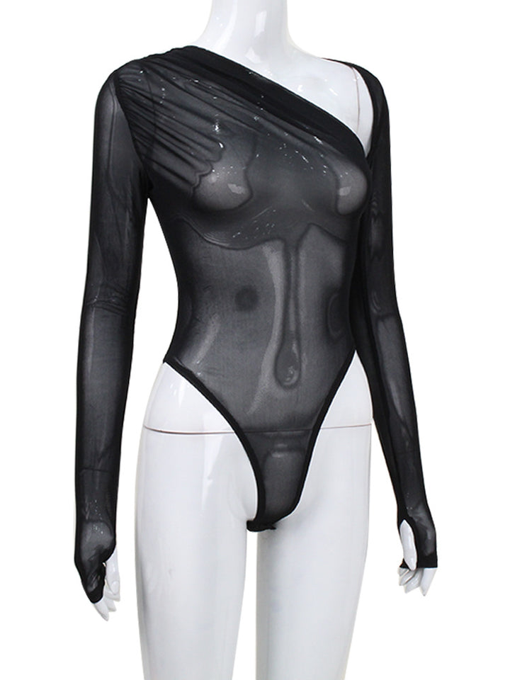 Mesh See Through Body Top