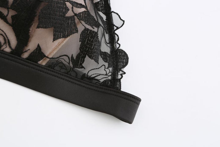 Black French Tulle Underwear