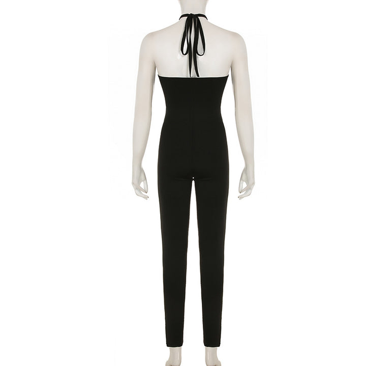 Metal  Cutout Jumpsuit