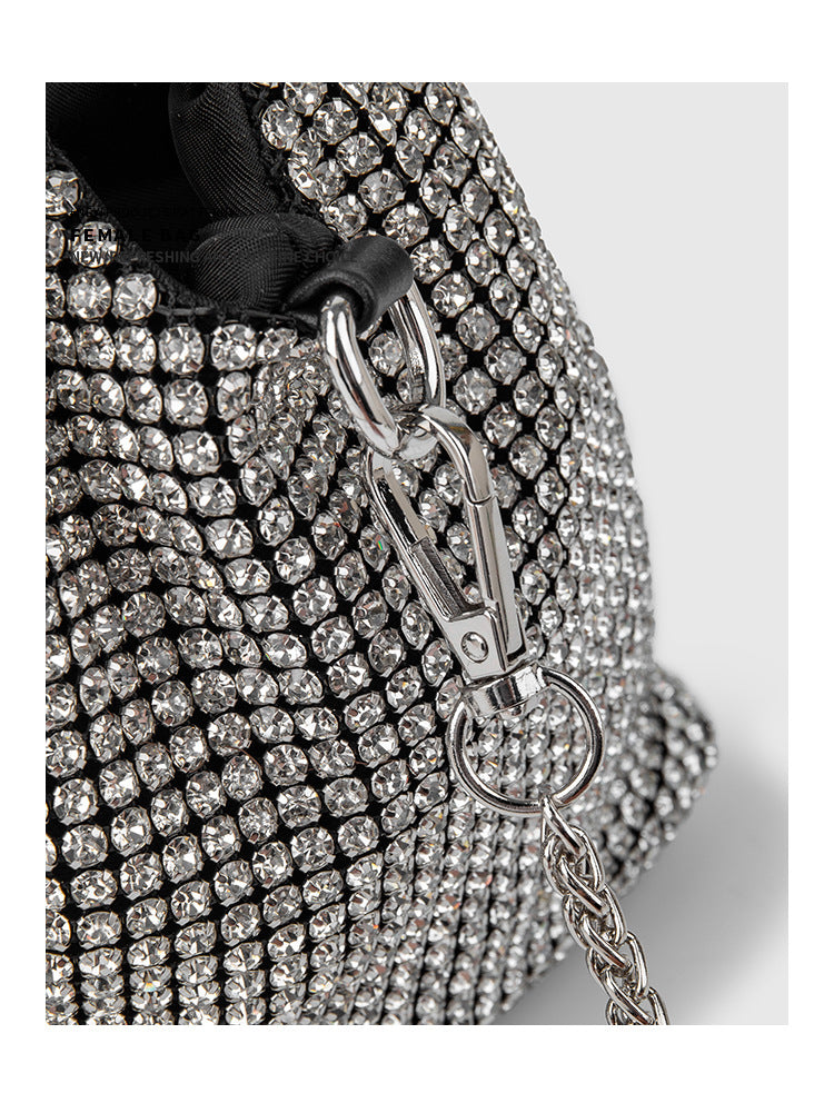 Rhinestone Bucket Bag