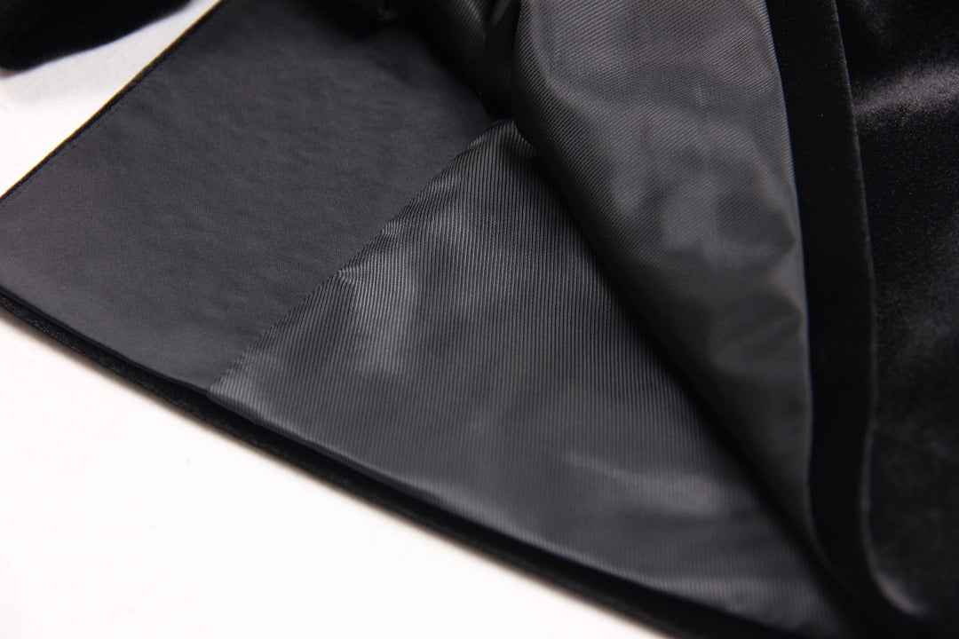 Velvet Ostrich Feather Blazer