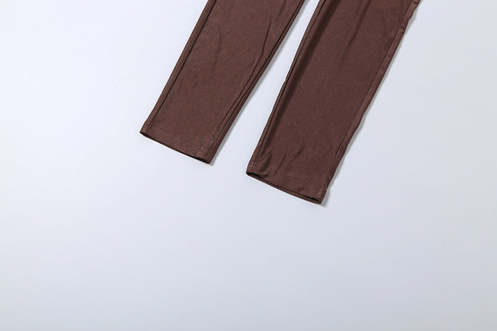 Backless Deep V Plunge Jumpsuit