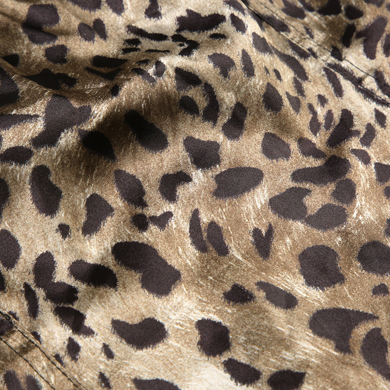 Leopard Print Lace Top