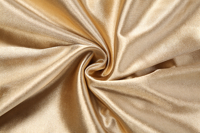 Backless Pleated Strapless Dress