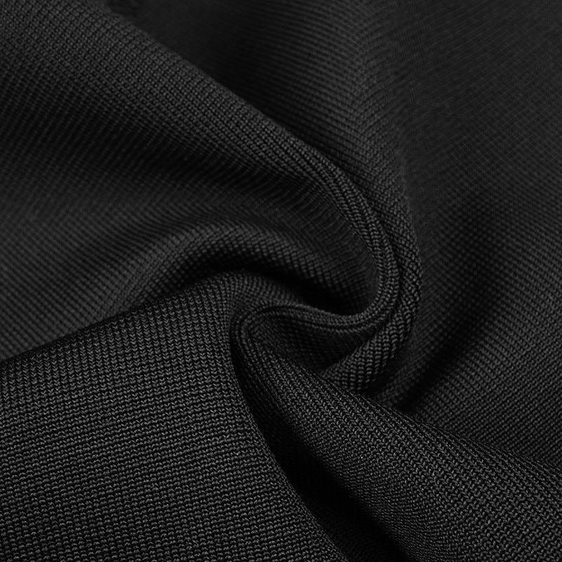 Strapless Feather Lace Bandage Dress