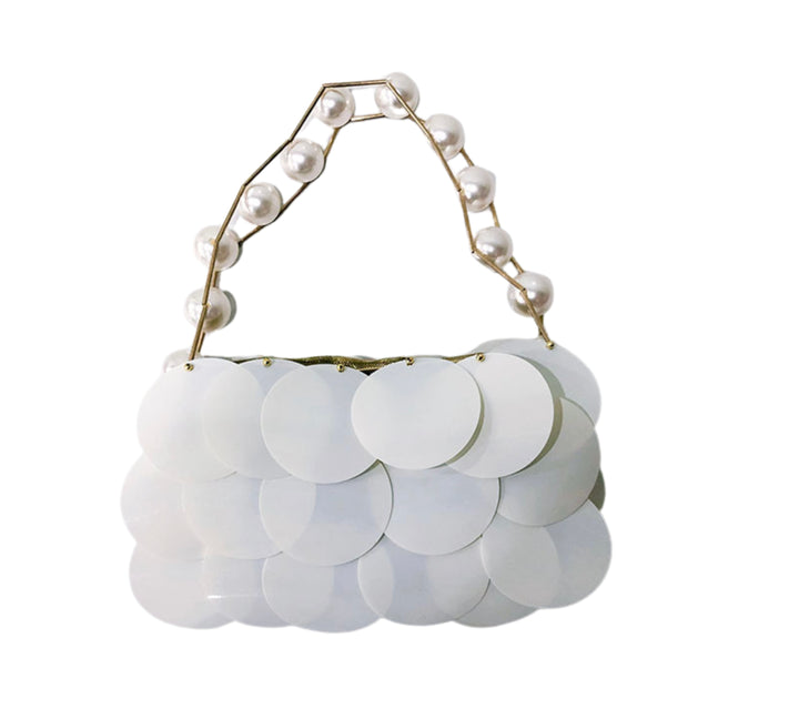 Giant Sequined Small Handmade Handbag