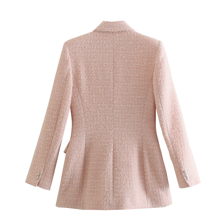Pink Tweed Blazer