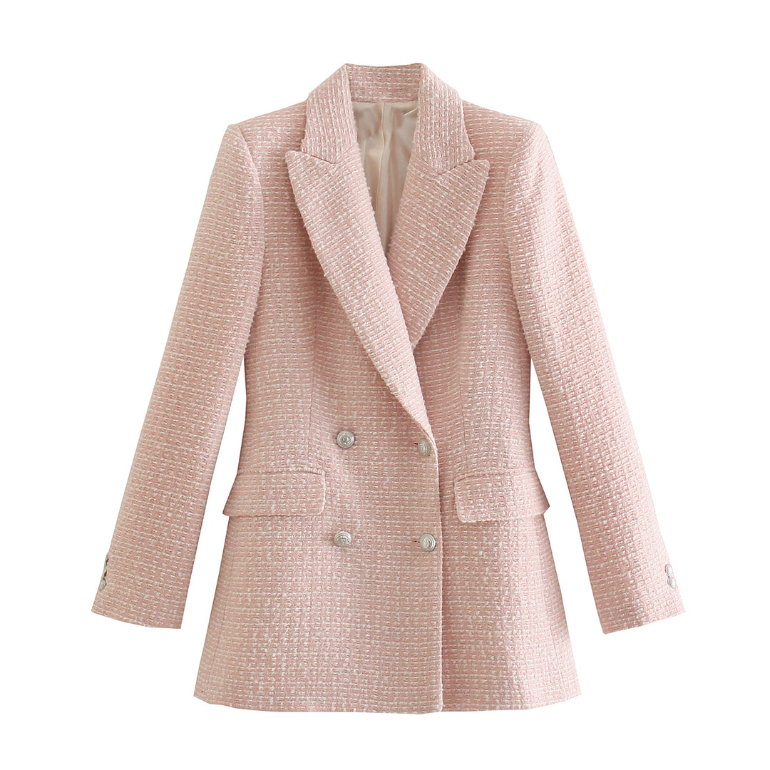 Pink Tweed Blazer