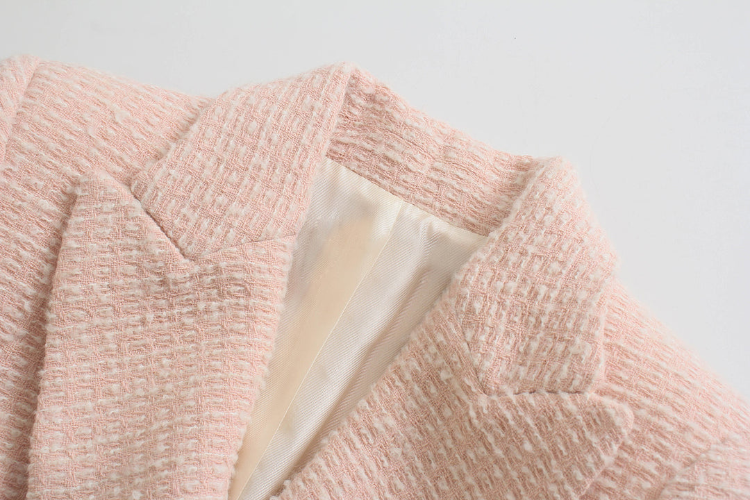 Pink Tweed Blazer