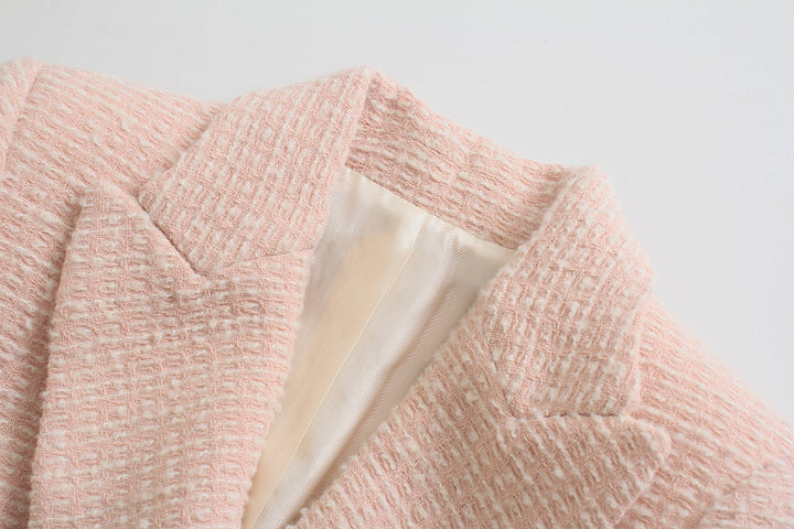 Pink Tweed Blazer
