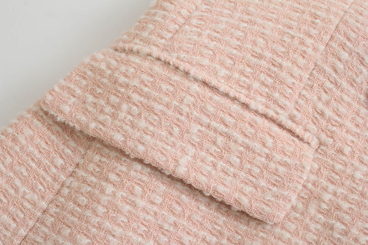 Pink Tweed Blazer