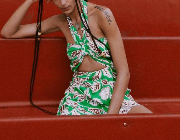 Summer Women Casual Open Printed Romper